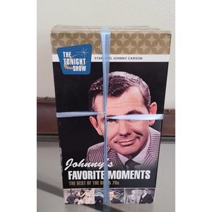 Johnny Carson: His Favorite The Tonight Show president  4 VHS Regan